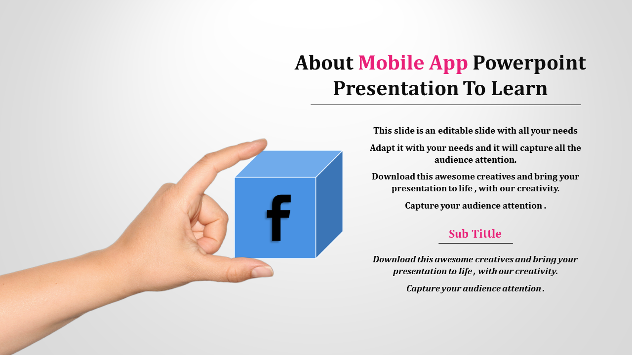 Mobile Application PowerPoint Template & Google Slides Themes